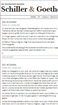 Mobile Screenshot of briefwechsel-schiller-goethe.de