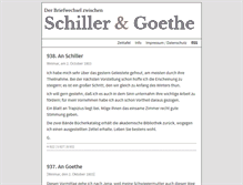 Tablet Screenshot of briefwechsel-schiller-goethe.de